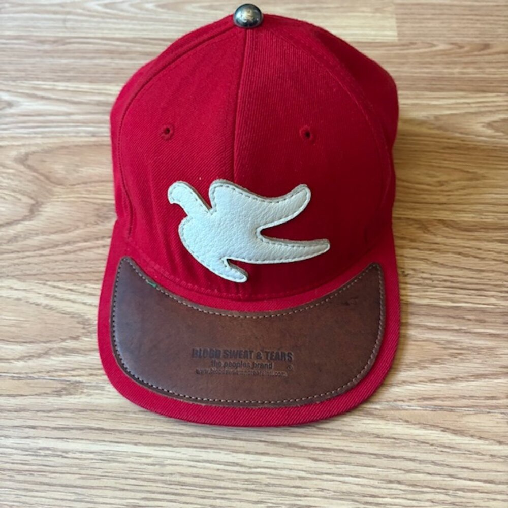RARE blood sweat & tears hat snapback red adjustable